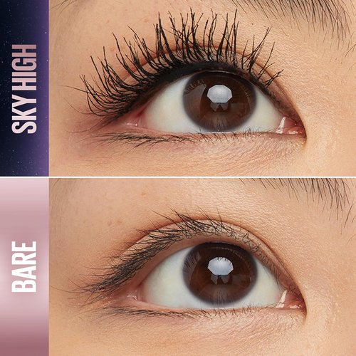 Maybelline Lash Sensational Sky High Mascara - Volumizing & Lengthening Formula, Blackest Black, 1 Count