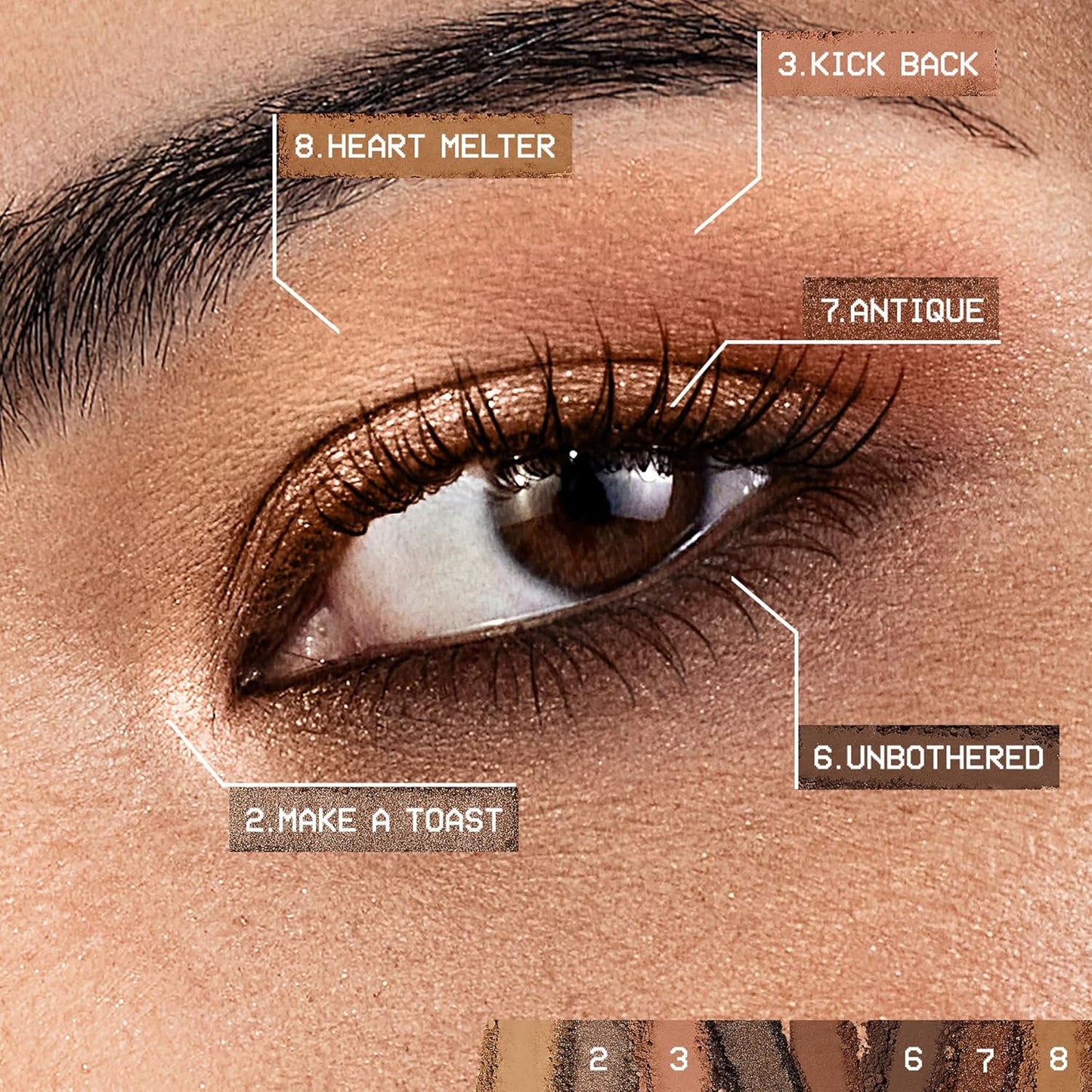 Smashbox Always On Mood Board Eye Shadow Palette - Long-Wearing, High Pigment Shimmer Shades | 0.24 Ounce