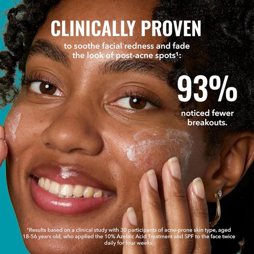 Good Molecules 10% Azelaic Acid Treatment - Soothing Formula for Redness & Uneven Tone | Brightens Dark Spots & Refines Texture | Vegan & Fragrance-Free (30ml / 1.01 fl oz.)