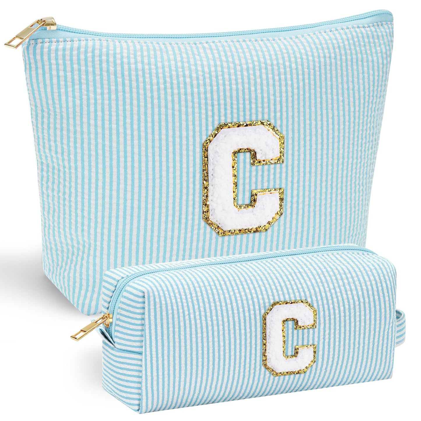 YOOLIFE Gifts for Girls, Teenage Gifts Idea, Sweet Girls Gift, 7 8 9 10 11 12 13 14 15 16 Year Old Girl | Birthday GiftsPersonalized Gift for Girls, Initial Makeup Bag Christmas Gifts for Girl C