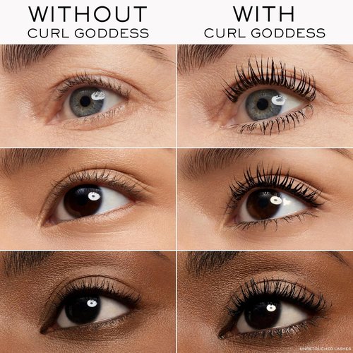 Lancôme Curl Goddess Mascara - Volumizing & Curling Formula for Dramatic Lashes, 30H Hold, 01 Black