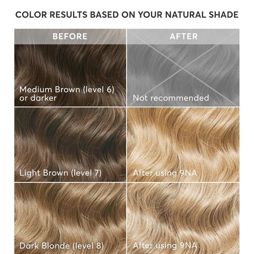 Madison Reed Radiant Hair Color Kit - 9NA Medium Cool Blonde with Ash Undertones | PPD-Free, Ammonia-Free Permanent Dye