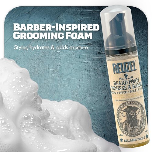 Reuzel Beard Foam - Nourishing Grooming Foam for Soft, Manageable Beards | 4.4 oz