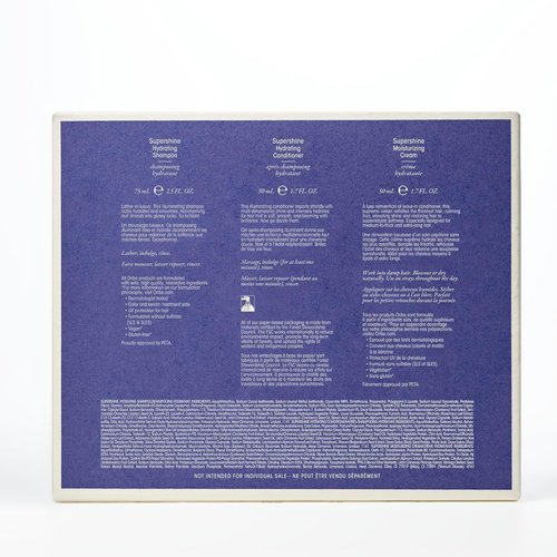 Oribe Supershine Discovery Hair Set - Travel Size Hydrating Shampoo & Conditioner Duo - Softens, Adds Shine & Smooths Frizz