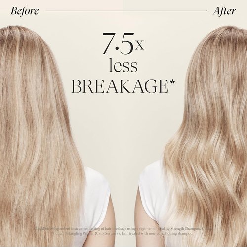 L'ANZA Healing Strength Hair Care Set - Silk Serum, Shampoo & Conditioner for Dry, Damaged Hair | Moisturizing & Color Safe