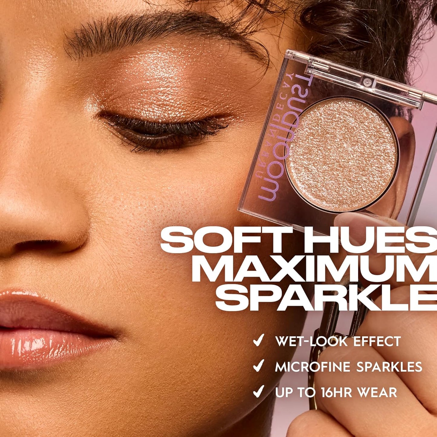 Urban Decay Moondust Space Cowboy Makeup Set | 24/7 Glitter Eyeshadow & Matte Brown Eyeliner Bundle