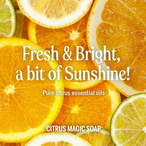 Dr. Bronner's Magic Soap - Pure-Castile Liquid Refill (Citrus, 32 oz, 2-Pack) | Vegan, Non-GMO, Organic Oils