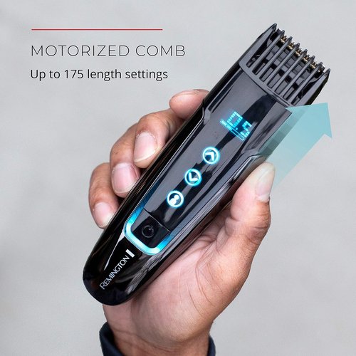 Remington MB4700 Smart Beard Trimmer - Rechargeable with Digital Touch Screen & Memory Settings