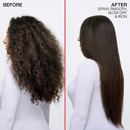 Redken Spray Smooth Anti-Frizz Hair Spray | Frizz Control & Heat Protection, Paraben-Free