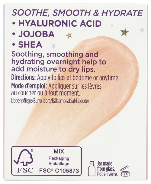 Pacifica Lavender Moon Lip Mask – Hydrating Bedtime Lip Treatment for Dry, Wrinkled Lips, Shea & Jojoba, Vegan Cruelty-Free Lip Repair, 0.63 Ounce Vegan & Cruelty-Free Clean Beauty