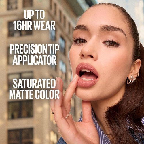 Maybelline Super Stay Matte Ink Liquid Lipstick - Long Lasting, High Impact Color, Mover Brown, 1 Count
