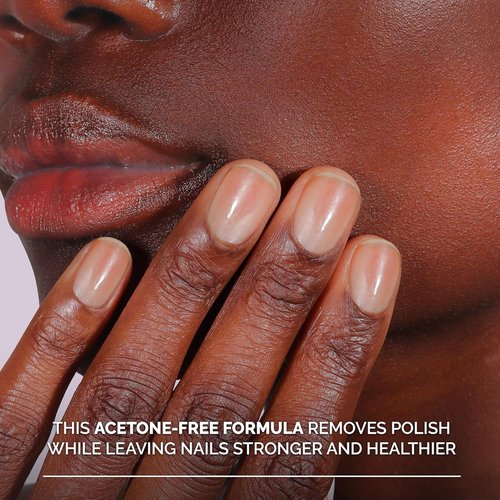 LONDONTOWN Acetone-Free Nail Polish Remover Set - Strengthening & Conditioning Pads Included
