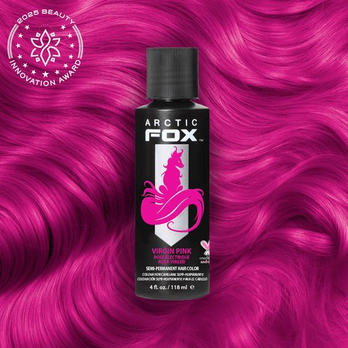 ARCTIC FOX Vegan and Cruelty-Free Semi-Permanent Hair Color Dye (4 Fl Oz, VIRGIN PINK)