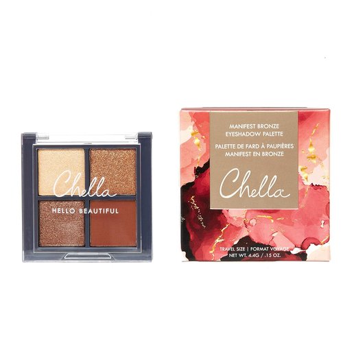 Chella Makeup Eyeshadow Palette - Travel Size Manifest for Stunning Eye Looks