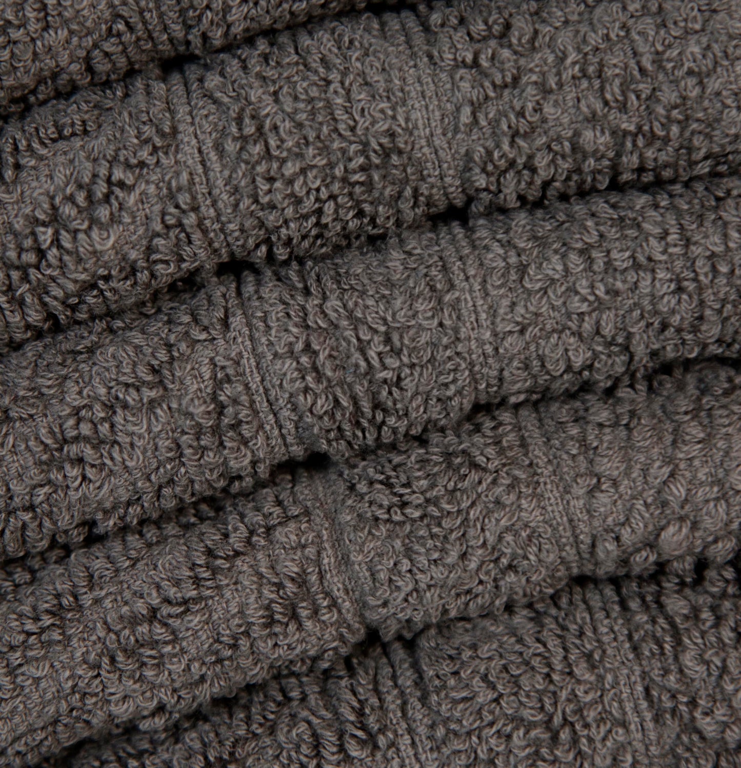 PH Pleasant Home Diagonal Wash Cloths Set - 12 Pack (12” x 12”) – 509 GSM - 100% Ring Spun Cotton Wash Cloth - Super Soft and Highly Absorbent Face Towels (Dark Grey)