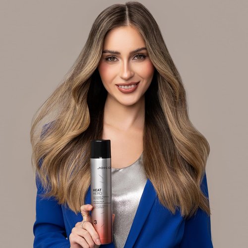 Joico Heat Hero Glossing Thermal Protector - Protects Against Heat, Humidity & UV | Paraben & Sulfate Free
