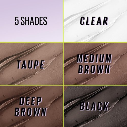 Maybelline Super Lock Brow Glue - Waterproof Tinted Eyebrow Gel for 24HR Hold, Taupe, 1 Count
