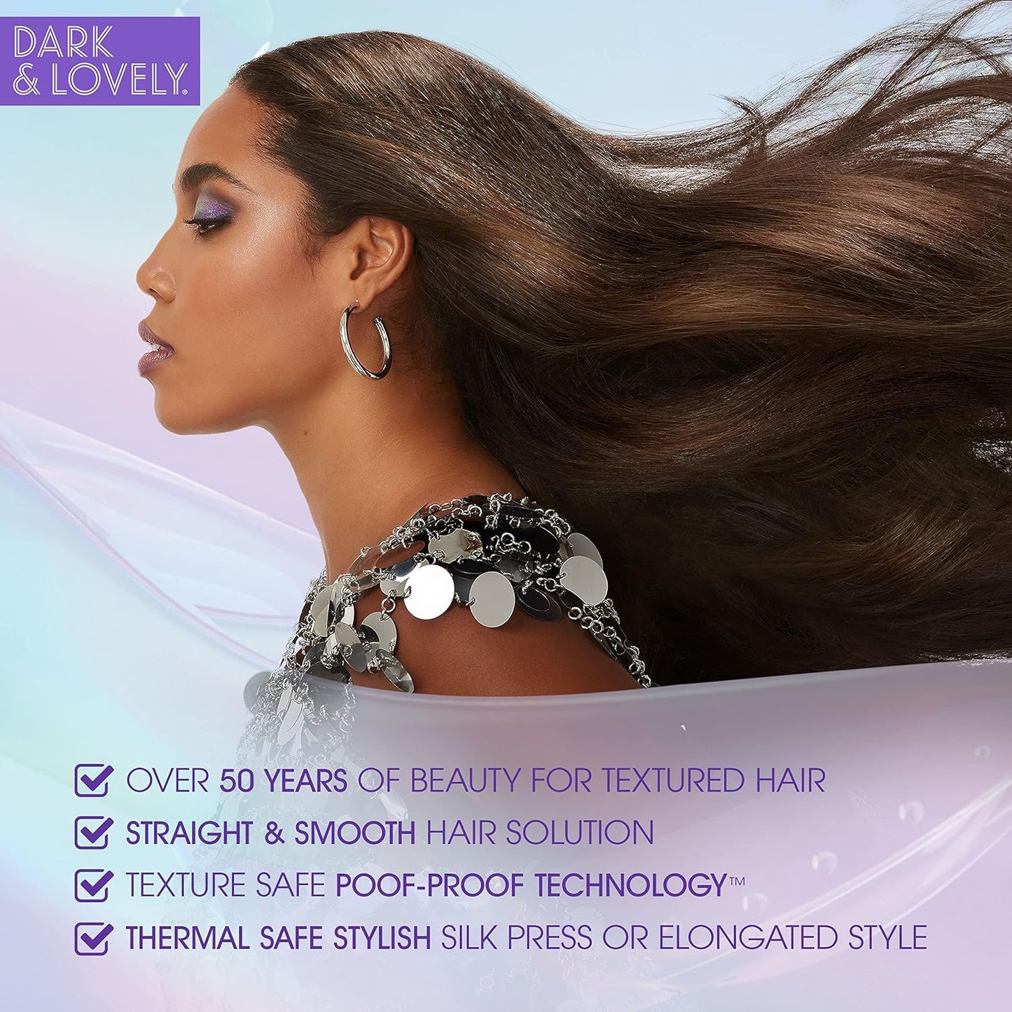 SoftSheen-Carson Dark and Lovely Hydrating Sulfate-Free Shampoo - Castor Oil for Curly Hair, 8.5 fl oz