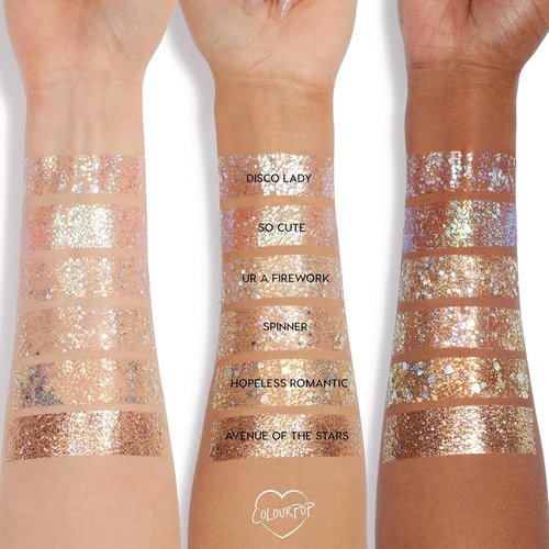 ColourPop Glitterally Obsessed Body Glitter Gel - Multi-Colored, Easy-to-Use Adhesive Formula - Mess-Free & Cute (0.06 oz)