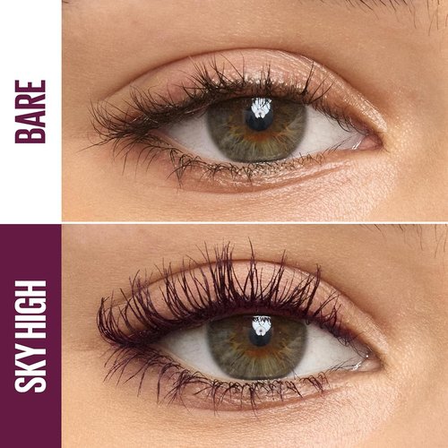 Maybelline Lash Sensational Sky High Mascara - Volumizing & Lengthening Formula in Burgundy Haze, 1 Count