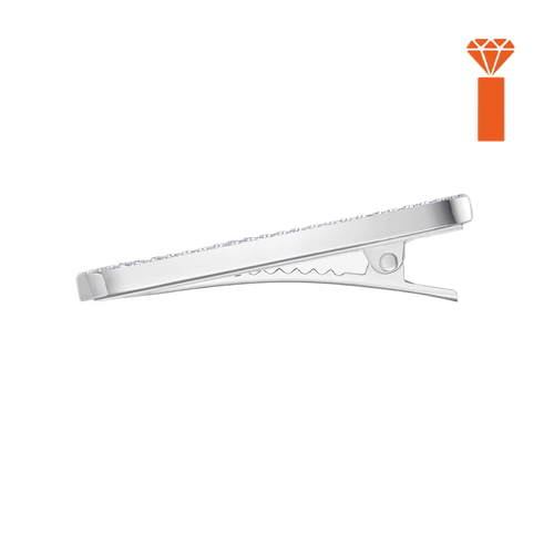 Moissanite Sterling Silver Hair Clip