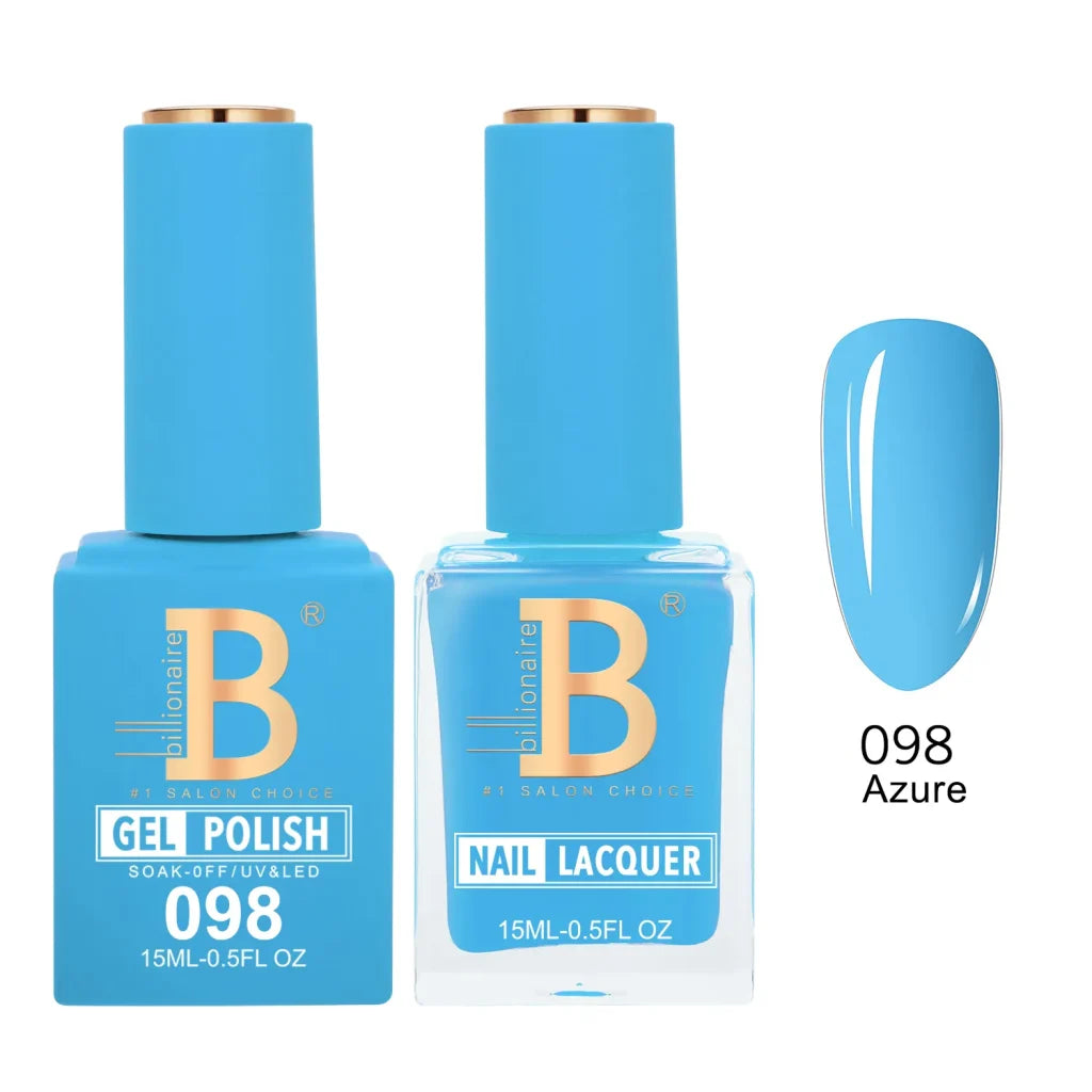 Matching Gel & Lacquer Nail Polish Duo Set - Multiple Colors