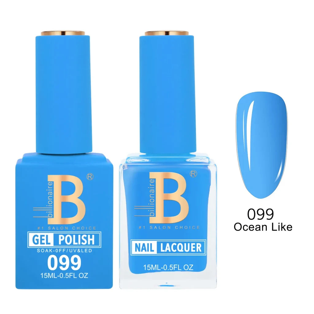 Matching Gel & Lacquer Nail Polish Duo Set - Multiple Colors