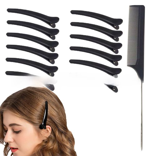 13-piece comb and clip set