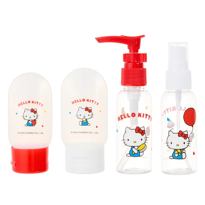 Travel Bottles Set 4PCS Refillable Toiletry Containers for Women