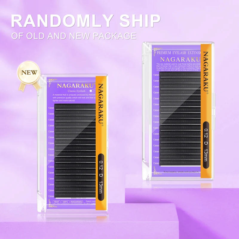 False Eyelash Cases - Premium Mink Natural Lashes Bulk 20 Sets