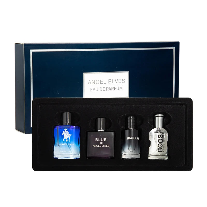 Men's Cologne Gift Set - 4 Premium Vanilla & Scented Pheromone Perfumes, Long Lasting