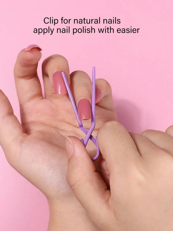 Nail Clip Shaping and Paint Spill-Proof Protection Clips - Mixed Colors, 10/20pcs