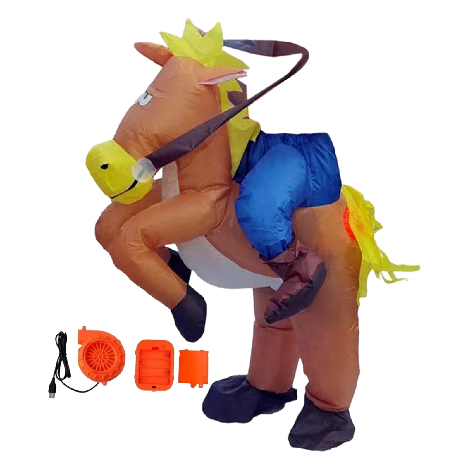 Inflatable Horse Costume for Adults and Kids - Hilarious Party Cosplay
