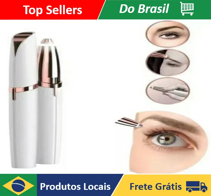 Rechargeable Electric Eyebrow Epilator Pen for Painless Hair Removal