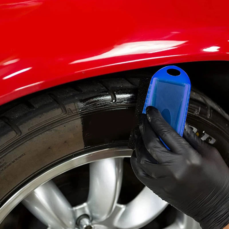 Car Wheel Polishing Sponge Brush with Cover - Tire & Wheel Cleaning Tool