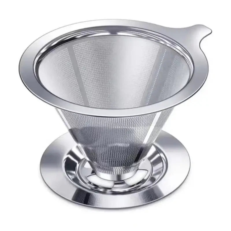 Reusable Stainless Steel Coffee Filter Strainer - 103 Inox, Fine Mesh, Eco-Friendly