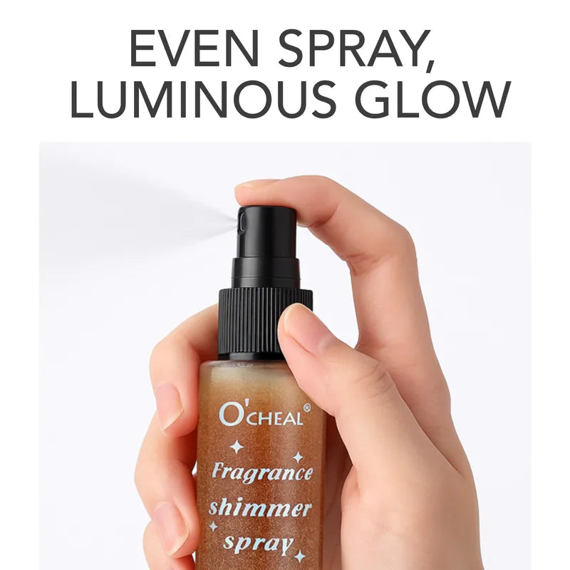 30ml Fragrance Shimmer Glitter Body & Hair Spray - Long Lasting Highlighter