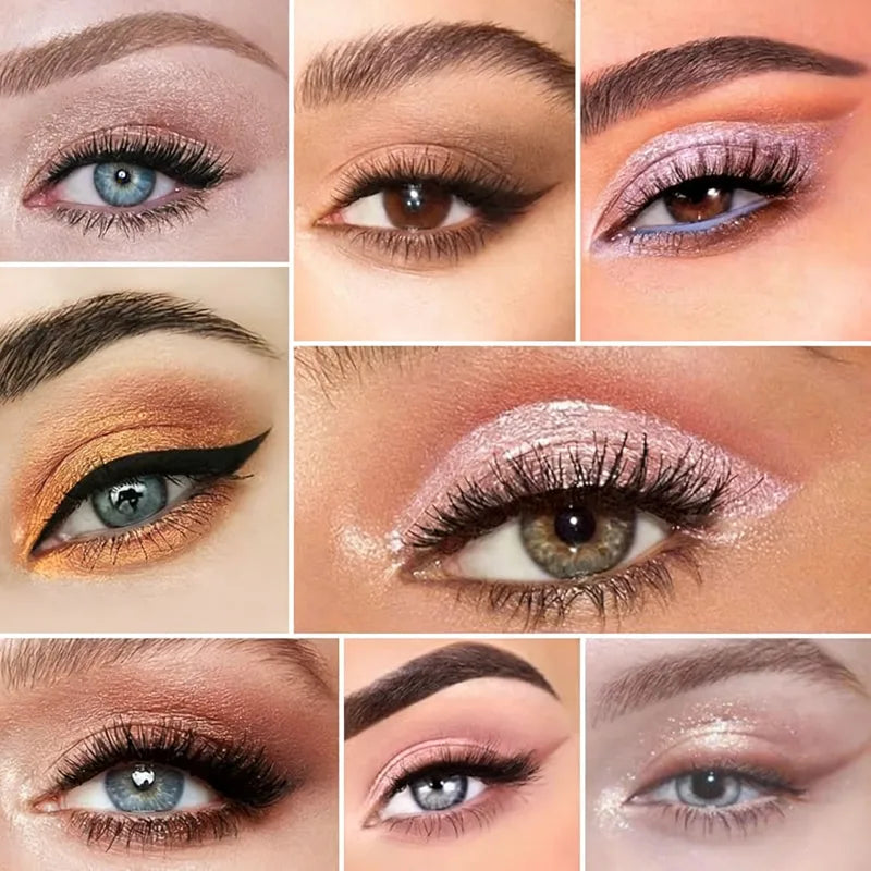 20-Color Multicolor Eyeshadow Palette - Nude Earth Tones Waterproof Long-Lasting Makeup