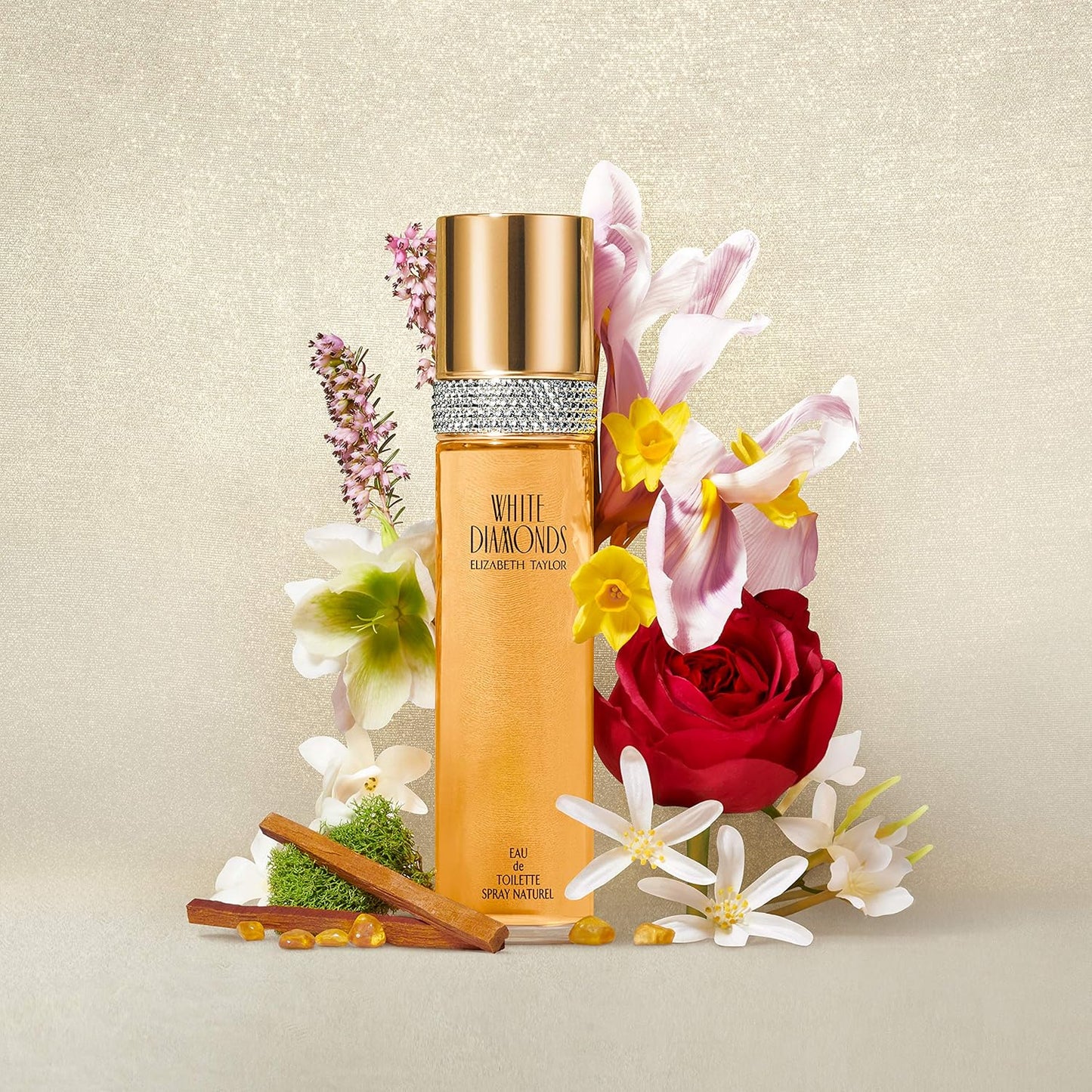 White Diamonds by Elizabeth Taylor | Luxurious 2.6 oz Perfumed Body Powder for Women