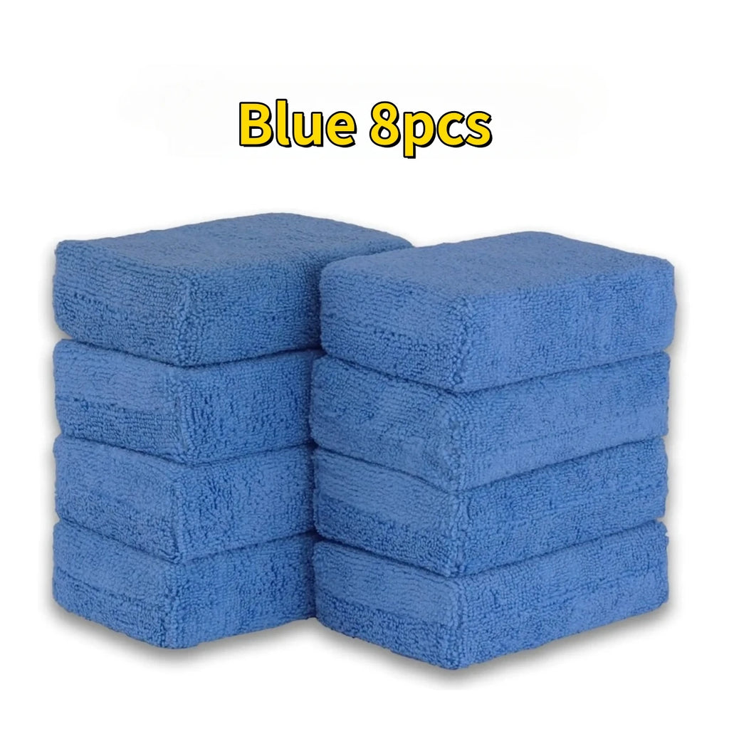 Car Wax Applicator Pads Set Microfiber Polishing Sponges for Auto Detailing
