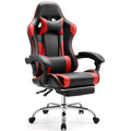 Ergonomic Racing Gaming Chair with Adjustable Height & Swivel PU Leather