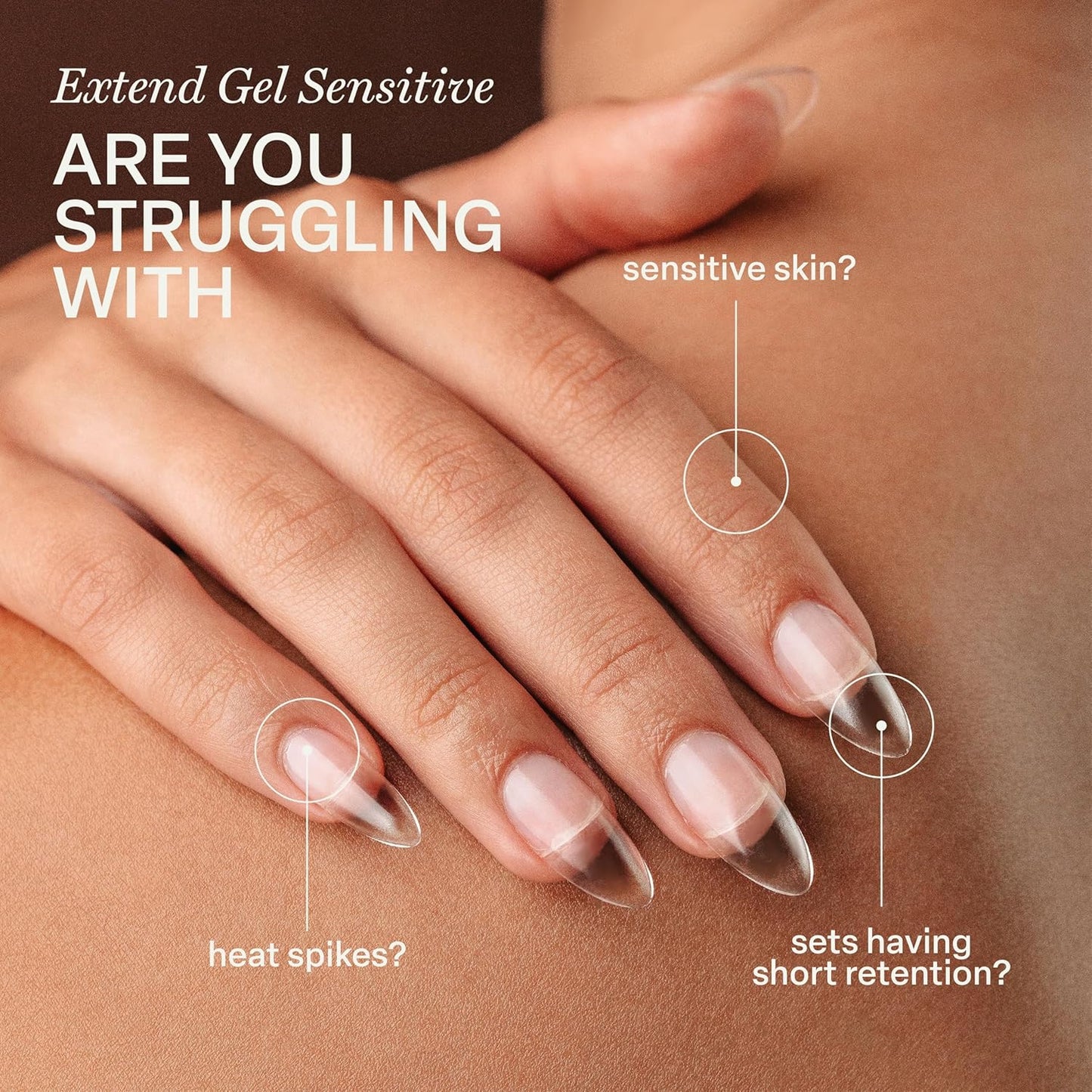 Aprés Extend Gel Sensitive - HEMA-Free Soak Off Gel-X Tips Adhesive (15 ml)