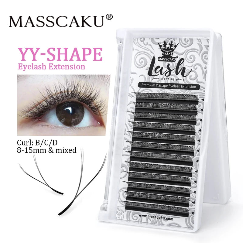 Premade Volume Lash Fans - Soft Natural False Eyelashes for Flawless Eye Makeup