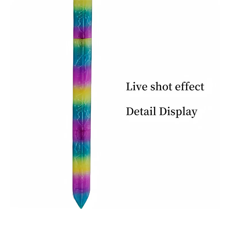 Colorful LED Sword Cosplay Prop for Women Halloween Carnival Roleplay