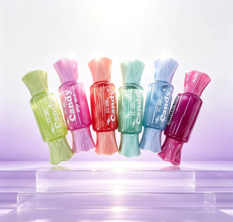 6-Piece Fruity Flavored Lip Gloss Set for Girls - Makeup Gift Pack with Applicators