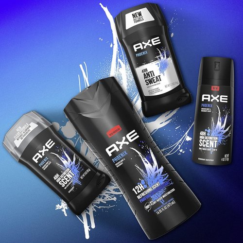 Axe Body Spray Deodorant - Long Lasting Odor Protection | Phoenix Scent, 4oz (4 Count)