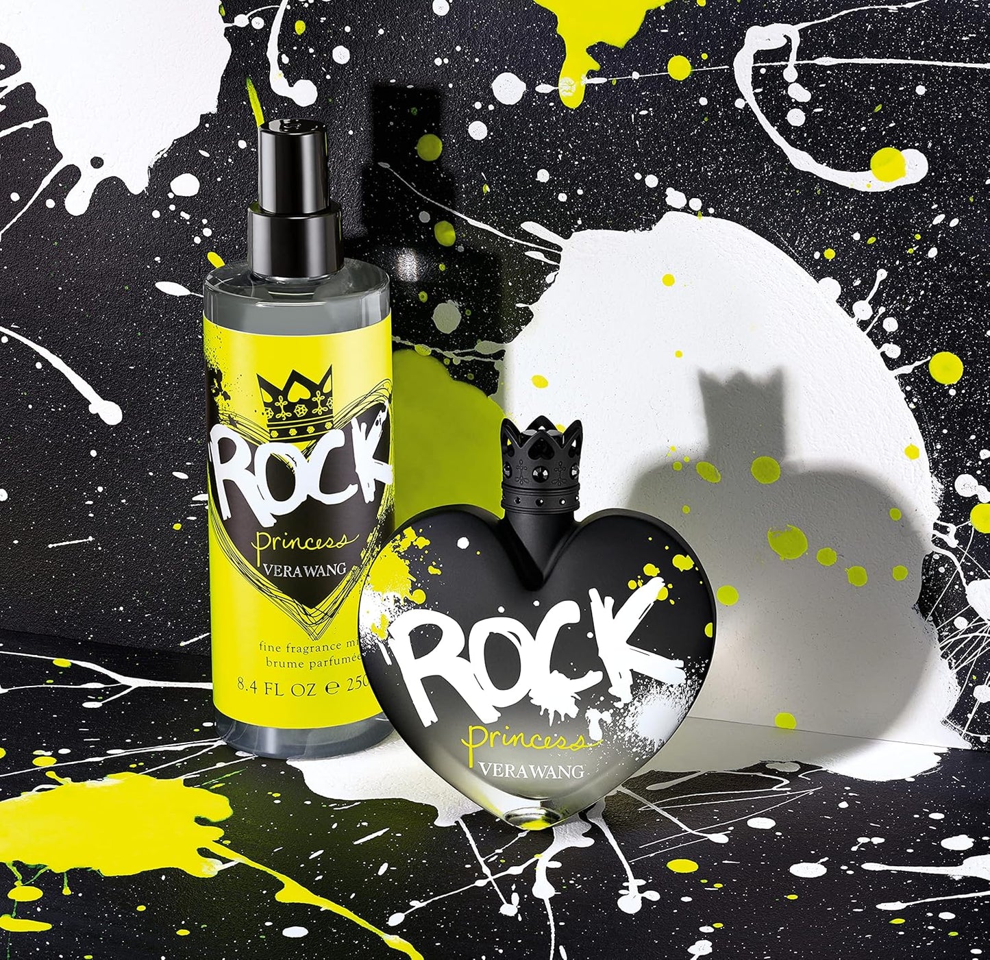 Vera Wang Rock Princess Body Mist - Long Lasting Women's Fragrance with Peach, Jasmine & Vanilla | 8 fl oz