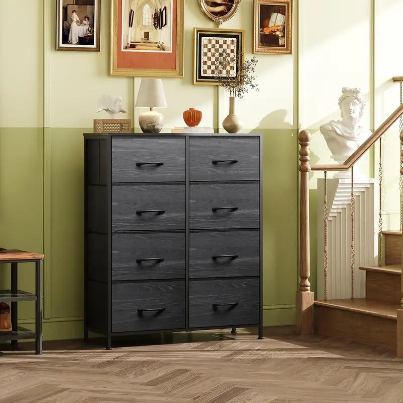 8-Drawer Fabric Dresser Storage Tower for Bedroom Organizing