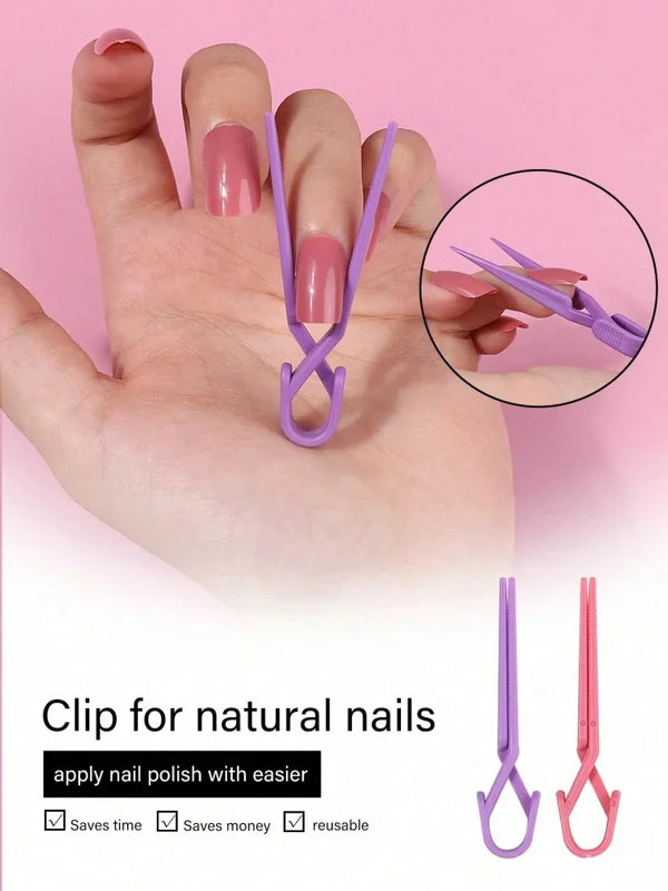 Nail Clip Shaping and Paint Spill-Proof Protection Clips - Mixed Colors, 10/20pcs