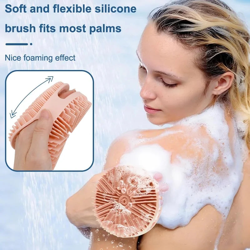 Silicone Body Cleansing Brush Exfoliating Shower Body Brush for Gentle Massage